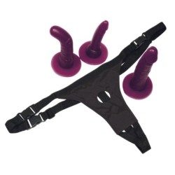 Strap-On Com 3 Pênis Bad Kitty