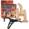 Strap-On Com 3 Pênis Brancos