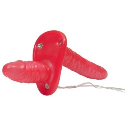 Strap-On Double Avec Vibration Bad Kitty