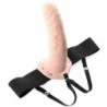Strap-On Vuoto 8'' Hollow Fetish Fantasy Series Bianco