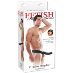 Strap-On Кух 8'' Hollow Fetish Fantasy Series Black