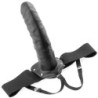 Hålad Strap-On 8'' Hollow Fetish Fantasy Series Black