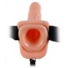 Strap-On Oco Com Testículos 7" Fetish Fantasy Series Branco