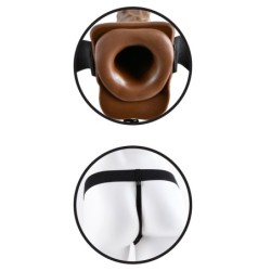 Strap-On Oco Com Testículos 7" Fetish Fantasy Series Mulato