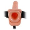 Strap-On Oco Com Testículos 9" Fetish Fantasy Series Branco