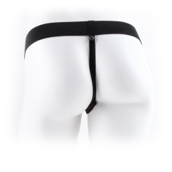 Strap-On Oco Com Testículos 9" Fetish Fantasy Series Branco