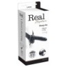 Strap-On Buït Amb Testicles Reals Rapture Air Feeling 8" Negre