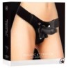 Realistisk Strap-On i Läder Ouch! 6 Tum Svart
