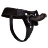 Realistisk Strap-On i Läder Ouch! 7 Tum Svart