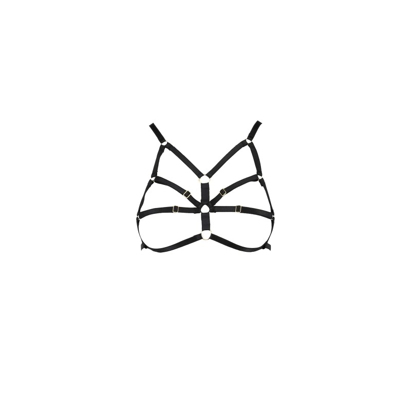 Podprsenka Armanda Černá Devil Collection Passion 44-46 XXL/3XL