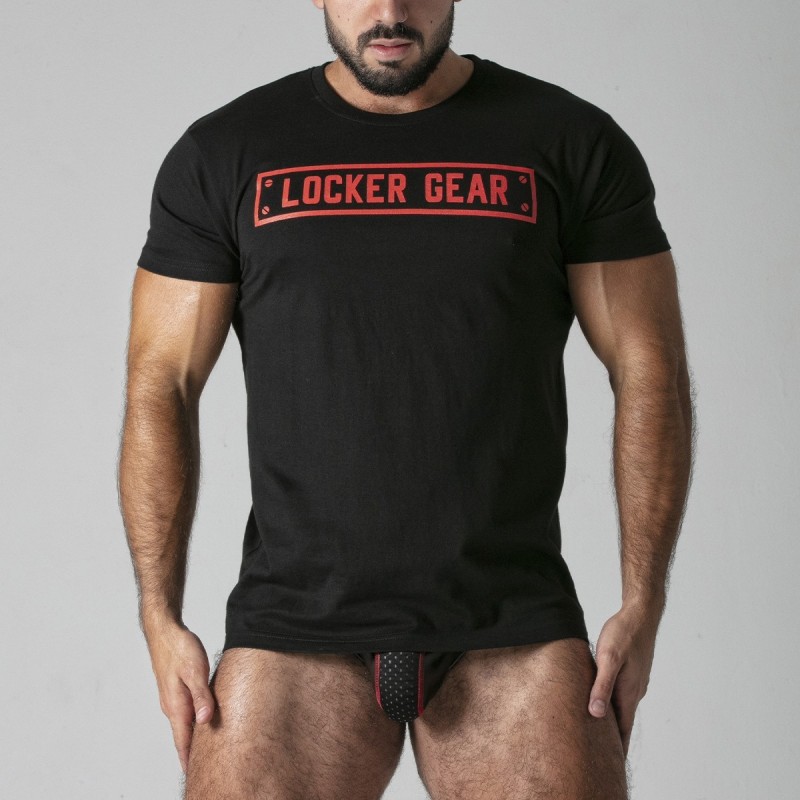 Czerwona koszulka Lkg Locker Gear 42 XL