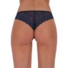Tanga Com Abertura Lyria Azul Passion 40-42 L/XL
