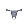 Tanga met Lyria blauw Passion opening 44-46 XXL/3XL