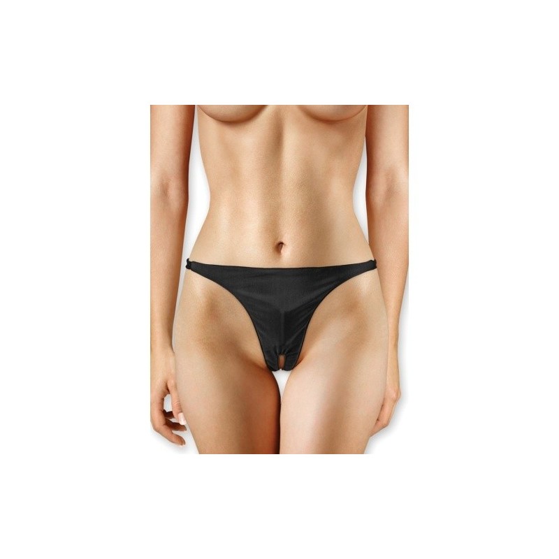 Tanga mit Vibrationskugel Ouch! Schwarz Tanga mit Vibrationskugel Ouch! Schwarz