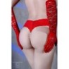 Tanga di Perle Cr-4395 Rosso Con Proiettile Vibrante 38 M