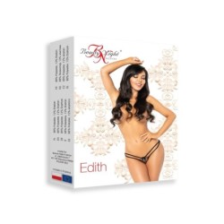 Tanga Edith Črna/Zlata Beauty Night Fashion 40-42 L/XL