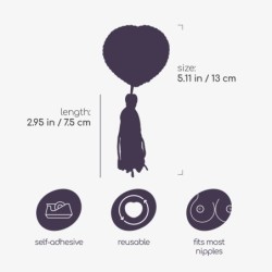 Brystvorte Dækken Bettie Boobs Nipple Tassels Crushious