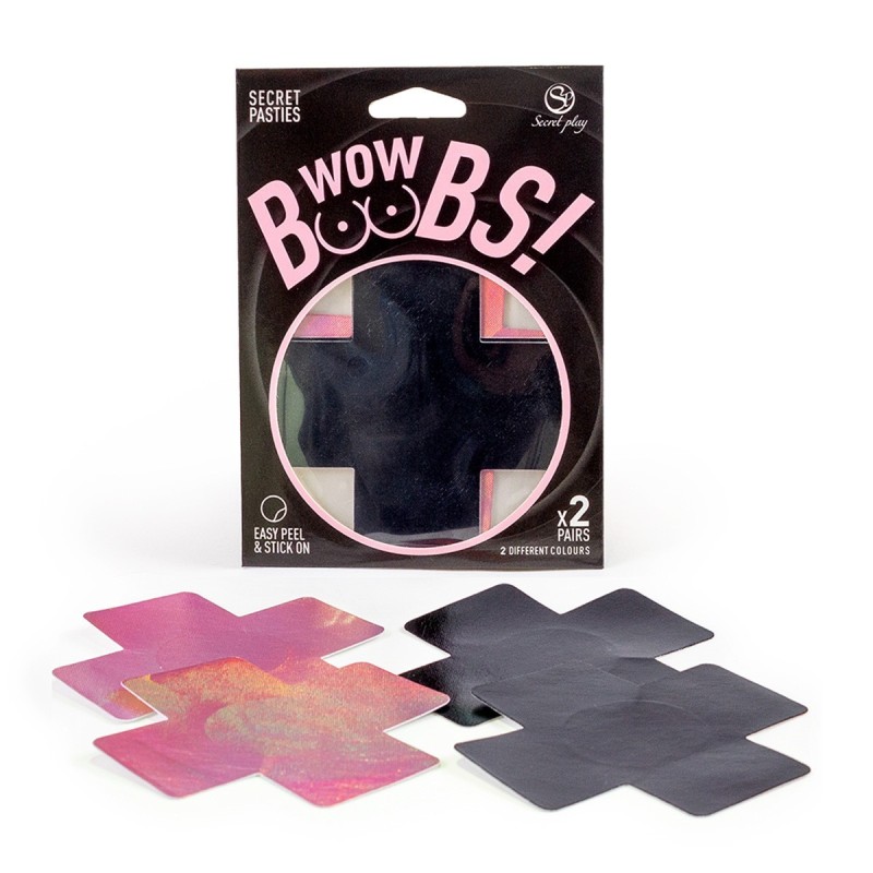 Krūšu galu pārklājumi Krusts Wow Boobs! Secret Play Krūšu galu pārklājumi Krusts Wow Boobs! Secret Play