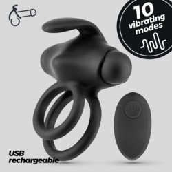 Thumper Doble Anillo Vibrador Para El Pene Con Mando A Distancia Crushious
