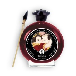 Pintura Corporal Shunga Vino Espumoso De Fresa 100Ml