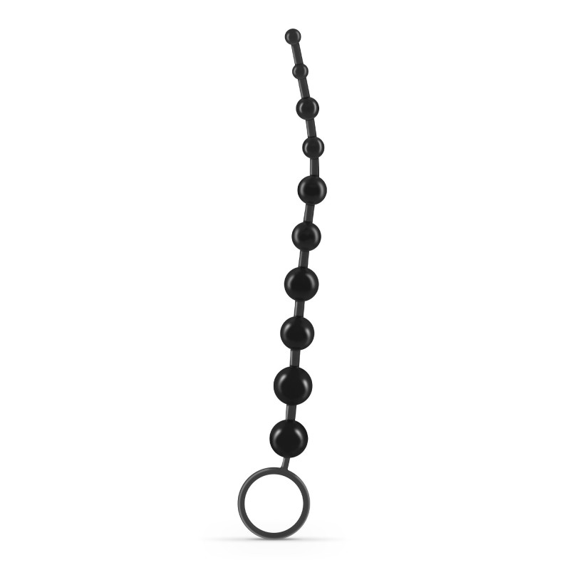 Anal Kette mit 10 Kugeln Crushious Schwarz Anal Kette mit 10 Kugeln Crushious Schwarz