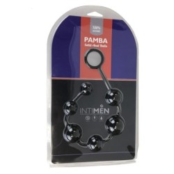 Pamba Zwarte Intimen Anaalketting van 6 Kralen