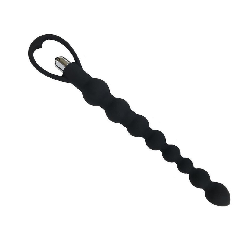 Analpärlkedja med Vibration Maramba Svart Intimen Analpärlkedja med Vibration Maramba Svart Intimen