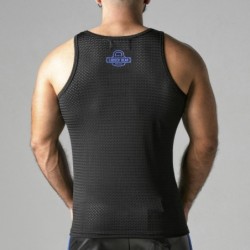 Tričko Look At Harder Modré Locker Gear 40 L