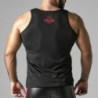 Maglietta Look At Harder Rosso Locker Gear 42 XL