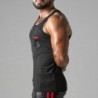 Koszulka Look At Harder Czerwona Locker Gear 42 XL
