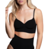 Soutien-gorge sans coutures noir taille XXL maintien medium
