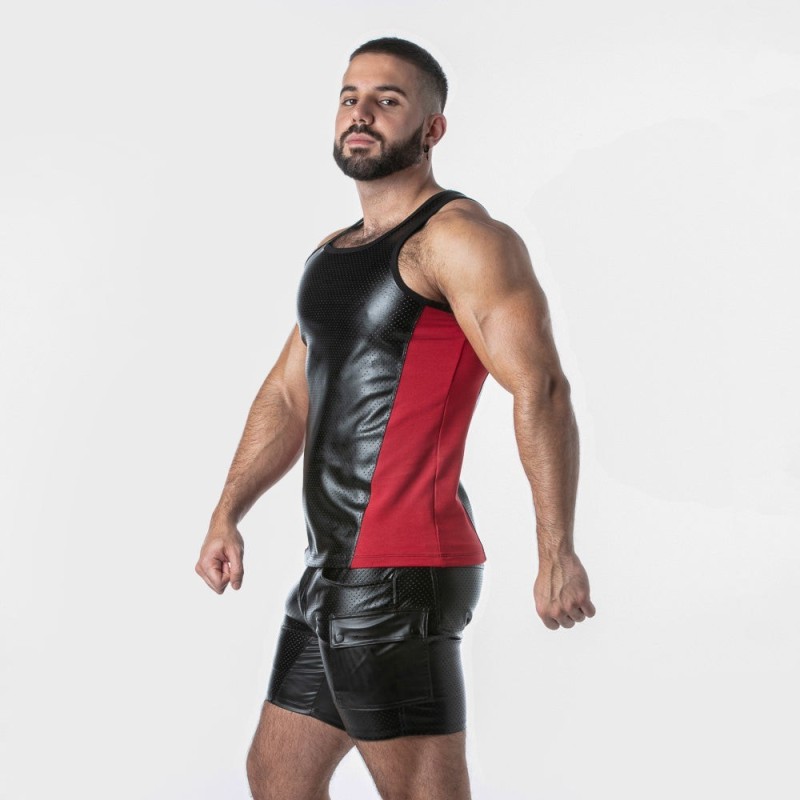 Marškinėliai Rub It Tanktop Locker Gear Raudona 40 L