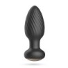Roterende anale plug met afstandsbediening Twister Crushious