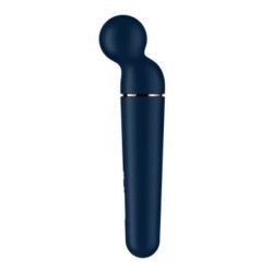 Baguette Planet Wand-Er - Vibromasseur Baguette - Bleu/Or Rose Satisfyer