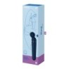 Baguette Planet Wand-Er - Vibromasseur Baguette - Bleu/Or Rose Satisfyer