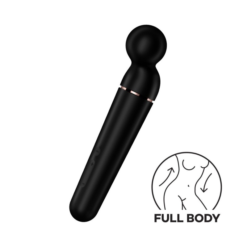 Planet Wand-Er Black/Rose Gold Satisfyer zizlis latviešu valodā