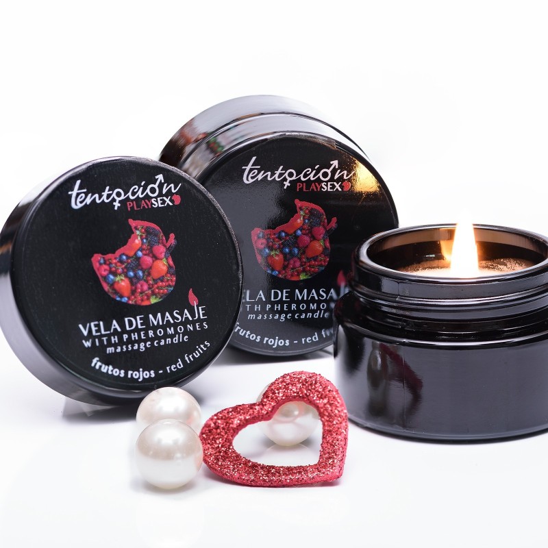 Feromonelys med duft af røde bær 20 ml Tentación Play Sex Feromonelys med duft af røde bær 20 ml Tentación Play Sex