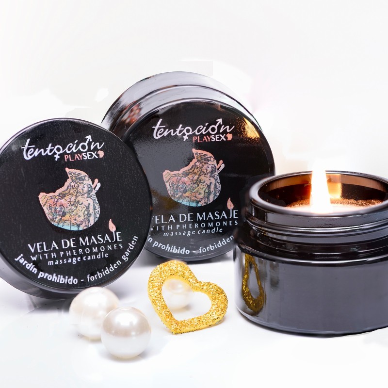 Feromonu svece ar aizliegtā dārza aromātu 20ml Tentación Play Sex