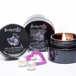 Lumânare cu Feromoni Aromă Jocuri Intime 20Ml Tentación Play Sex