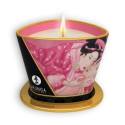 Vela De Masaje Shunga Aphrodisia Pétalos De Rosa 170Ml