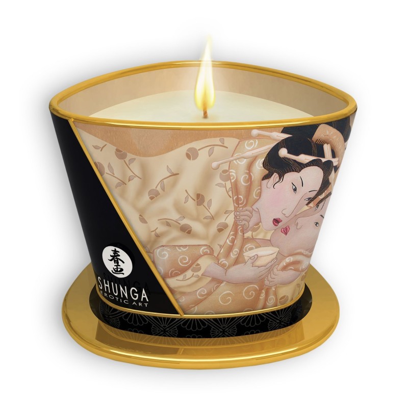 Shunga masszázsgyertya Shunga Desire Vanilla Fetish 170ml