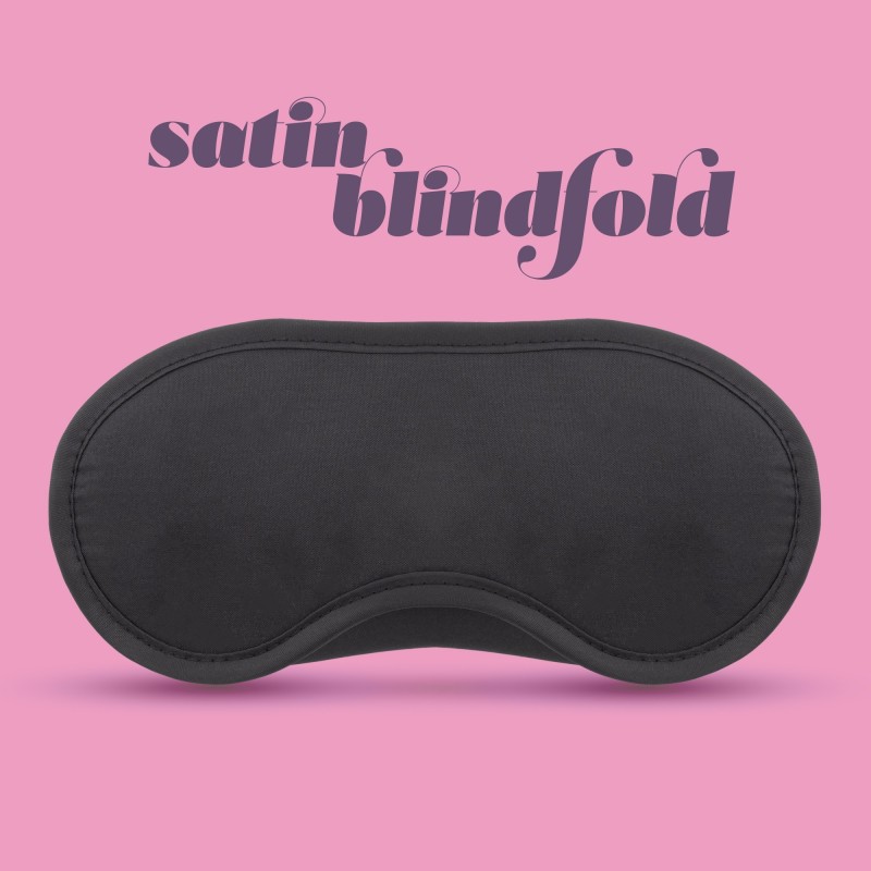 Masque de Satin Crushious Noir Masque de Satin Crushious Noir