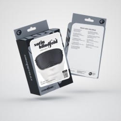 Schlafmaske aus Satin Crushious Schwarz