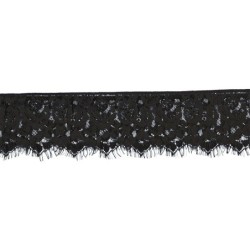 Antifaç Ouch! Mystère Lace Mask Negre