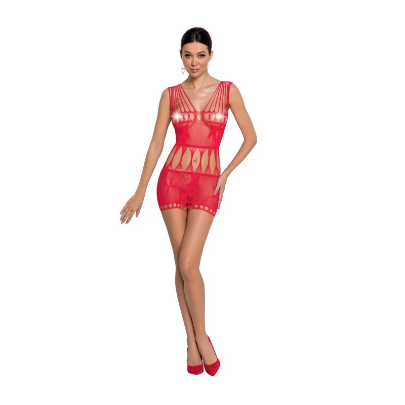 Šaty Bs090 Červené Erotic Line Passion