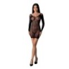 Kleid Bs101 Schwarz Erotic Line Passion