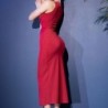 Robe Cr-4445 Rouge 36-38 S/M