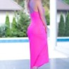 Robe Et String Cr-4379 Rose 40 L