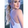 Robe Et String Cr-4380 Blanc 38 M