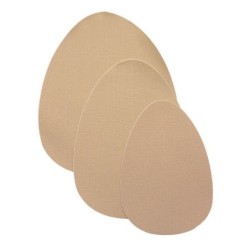 Brystforstærker + 3 Par Satin Beige Skål F/H